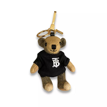 Charm de camiseta negra con osito Thomas de Burberry