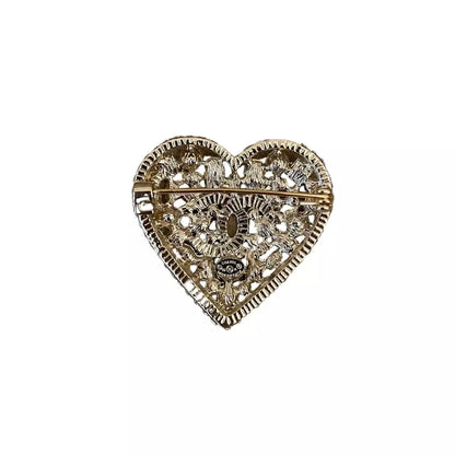BROCHE DE CORAZÓN AZUL DE CHANEL