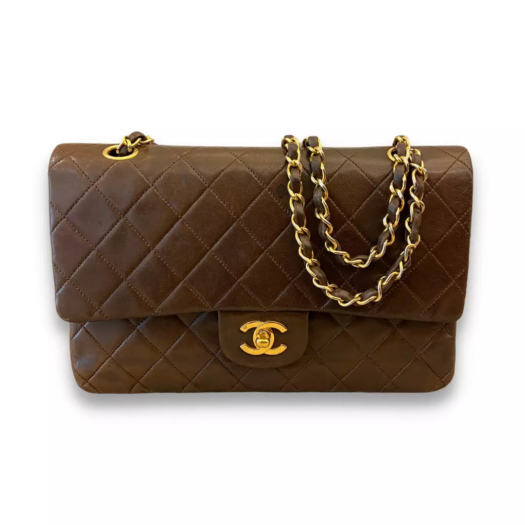 Chanel Brown Leather Timeless Classique Flap Bag – EYE LUXURY CONCIERGE
