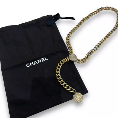 CHANEL ICONIC MEDALLION CHAIN BELT
