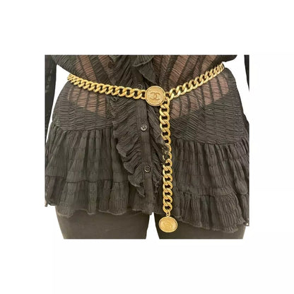 CHANEL ICONIC MEDALLION CHAIN BELT
