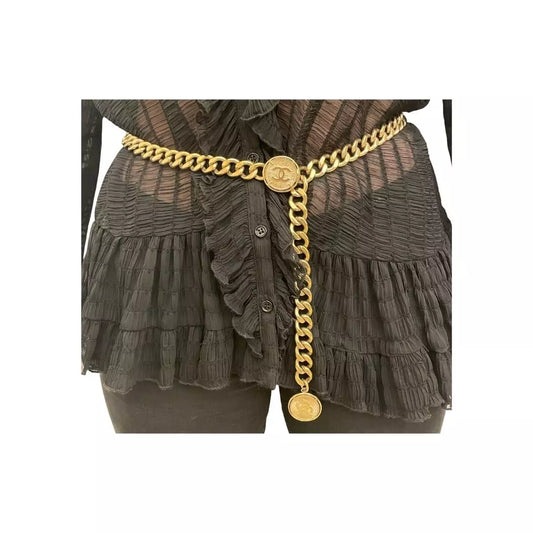 CHANEL ICONIC MEDALLION CHAIN BELT