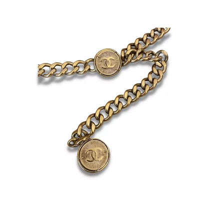CHANEL ICONIC MEDALLION CHAIN BELT