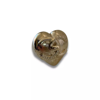 ANILLO DE METAL CHANEL MAXI CORAZÓN
