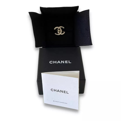 CHANEL STRASS CC RING