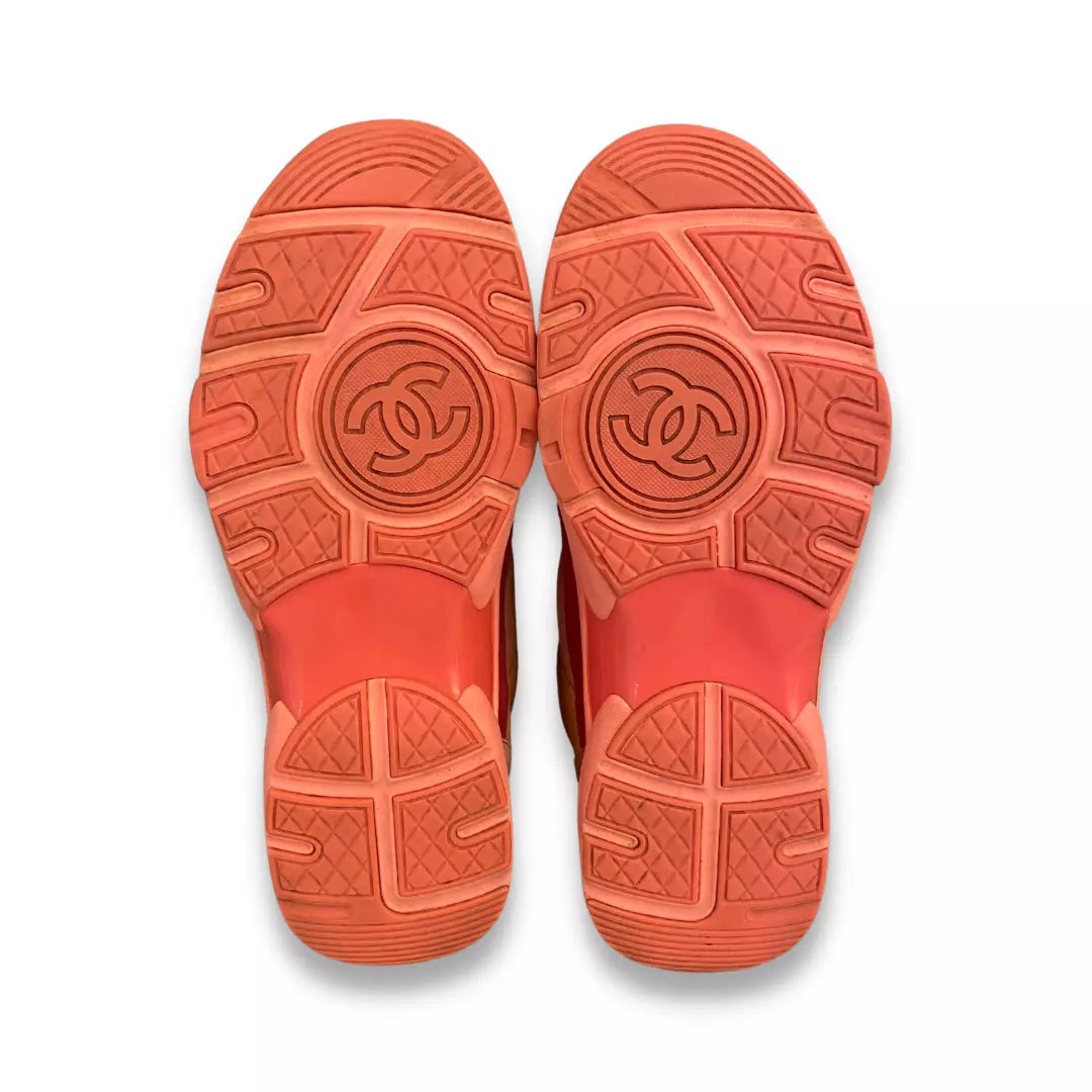 Discover more than 222 chanel sneakers orange latest