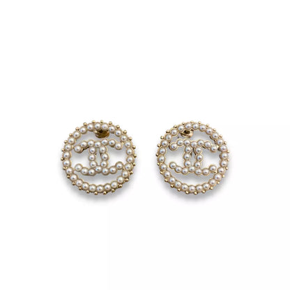 CHANEL PEARL CC EARRINGS