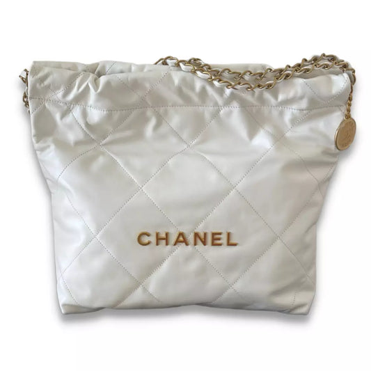 CHANEL WHITE 22 BAG