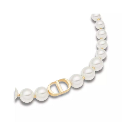ネックレス・ペンダント Dior | Essentials White Pearls 30 MONTAIGNE CHOKER CHRISTIAN DIOR Pearl 30 Montaigne Choker Necklace Gold