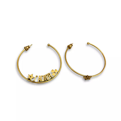 PENDIENTES DE ARO GRANDES DIOR J'ADIOR
