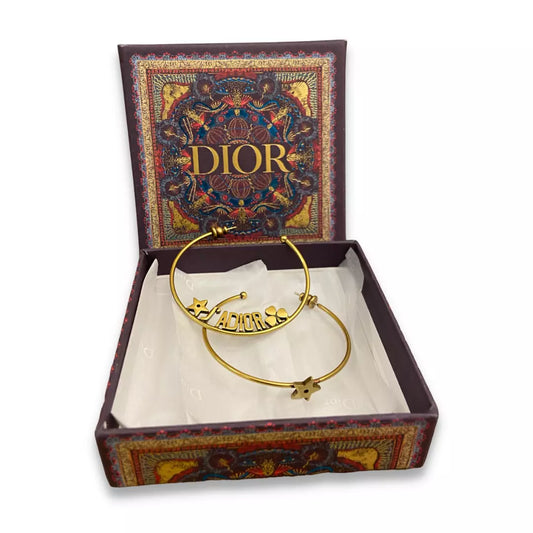 PENDIENTES DE ARO GRANDES DIOR J'ADIOR