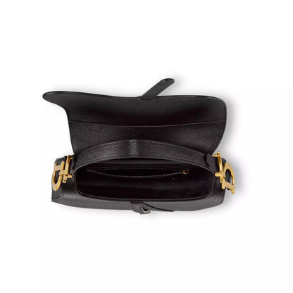BOLSO DE MONTURA DIOR NEGRO CON CORREA 