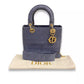 Dior Blue Cannage Lady D-Lite Medium Bag