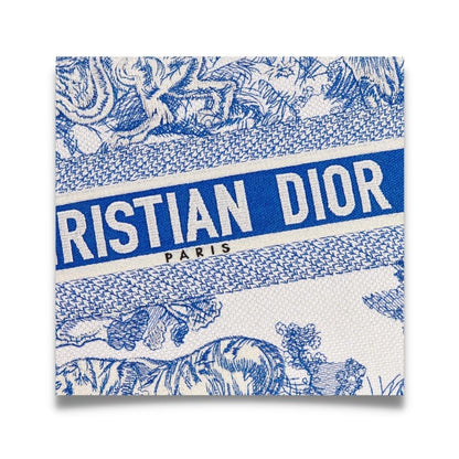 ALMOHADA RECTANGULAR GRANDE AZUL DIOR