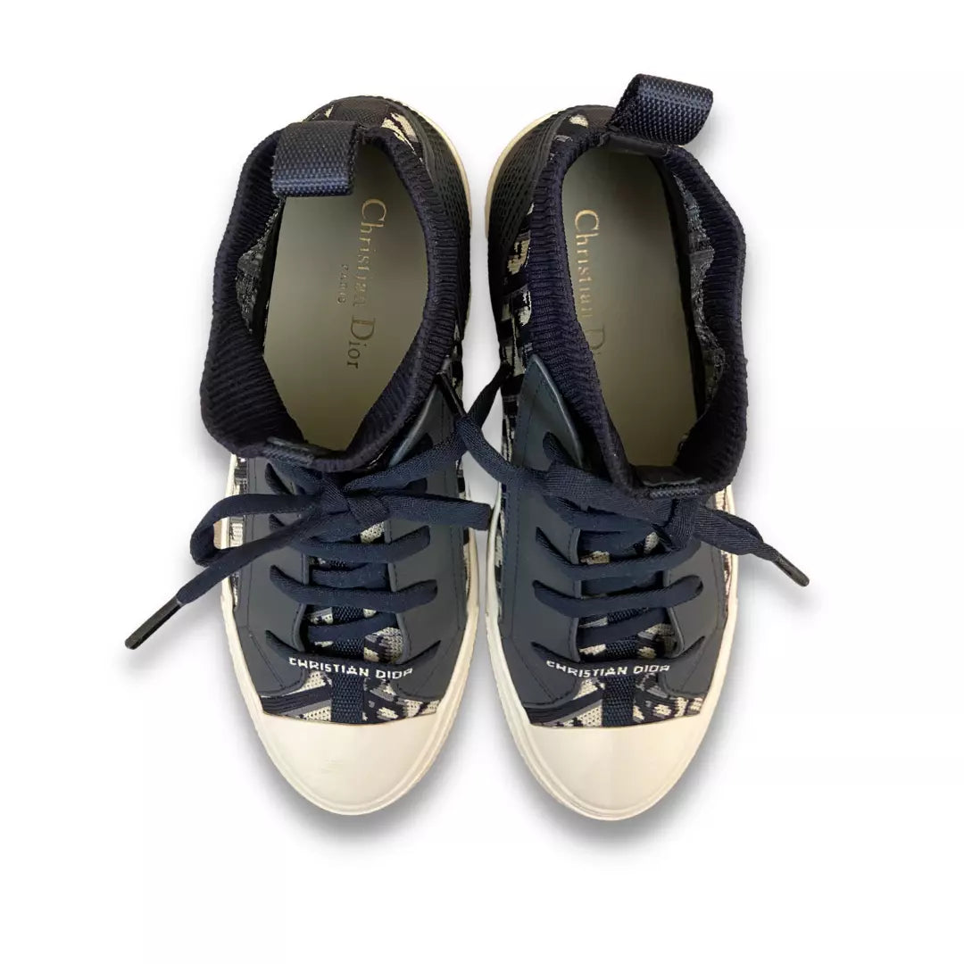 Dior Blue Technical Mesh Walk'n'Dior Sneakers Shoes