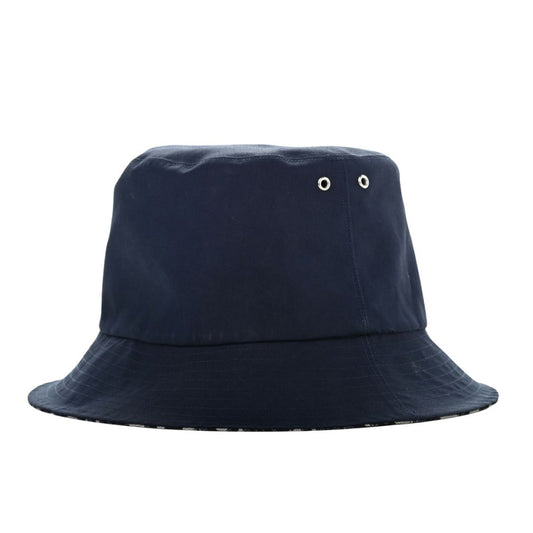 DIOR BLUE OBLIQUE REVERSIBLE BUCKET HAT