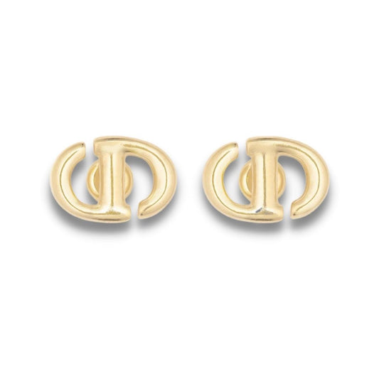 Dior Gold Finish Metal Dio(r)evlution Golden  Earrings