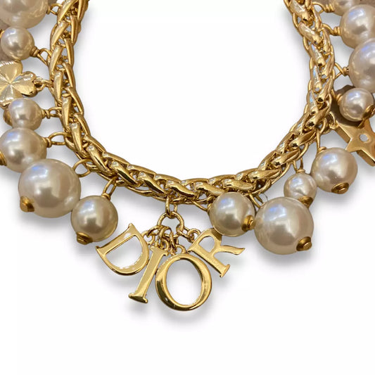 PULSERA DE PERLAS DIOR GOLD REVOLUTION