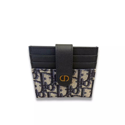 DIOR OBLIQUE JACQUARD CARD HOLDER