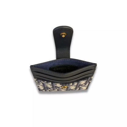 DIOR OBLIQUE JACQUARD CARD HOLDER