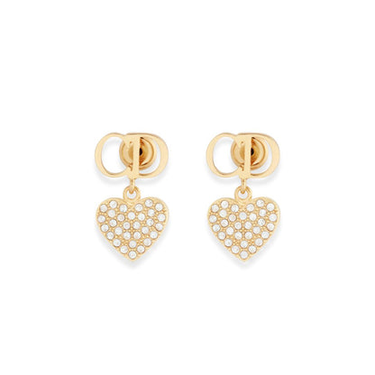 PENDIENTES DIOR HEART CRYSTAL CLAIR D LUNE