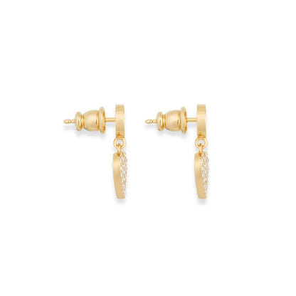 PENDIENTES DIOR HEART CRYSTAL CLAIR D LUNE