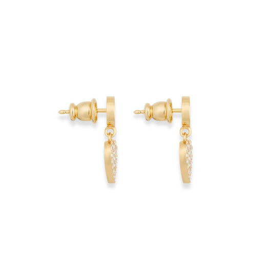 PENDIENTES DIOR HEART CRYSTAL CLAIR D LUNE