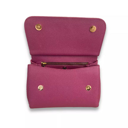 DOLCE & GABBANA PURPLE MEDIUM SICILY BAG