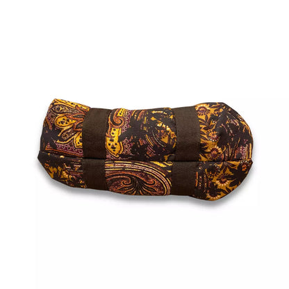 ETRO BROWN FABRIC PAISLEY BAG