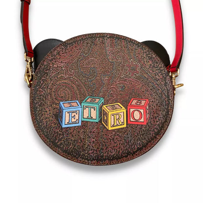 ETRO BROWN PAISLEY TEDDY BEAR BAG