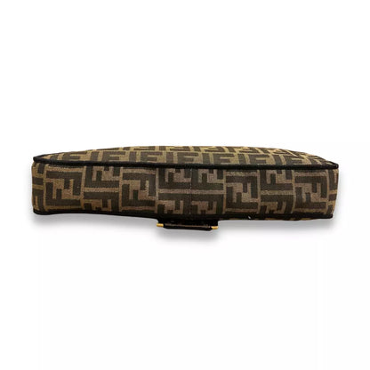 Fendi BROWN BAGUETTE FABRIC BAG