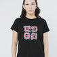 Givenchy Black Cotton Graffic Print T-Shirt