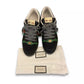 Gucci Black Leather Screener GG Sneakers
