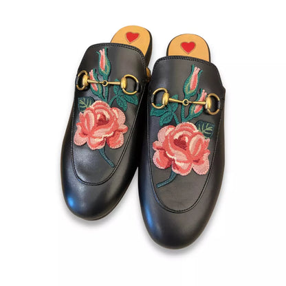 ZAPATILLAS GUCCI PRINCETOWN HORSEBIT DE PIEL NEGRA