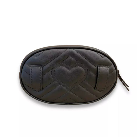 GUCCI BLACK MARMONT BELT BAG