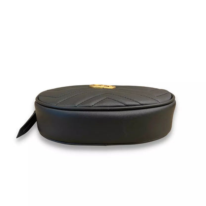 GUCCI BLACK MARMONT BELT BAG