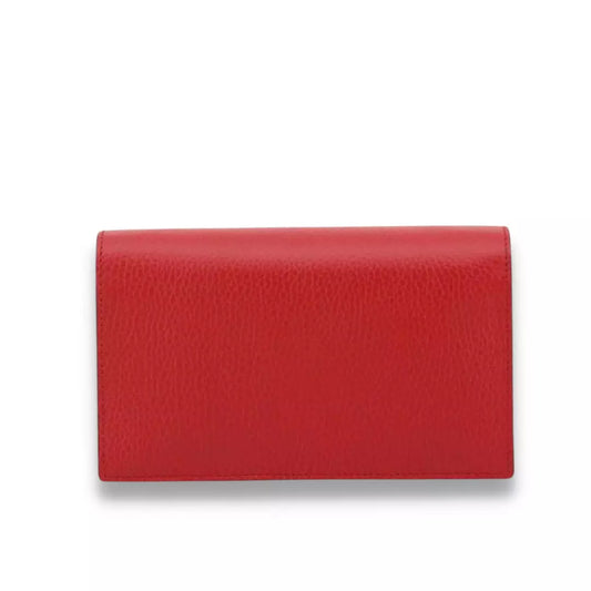 BOLSO GUCCI DE PIEL ROJA ENTRELAZADA