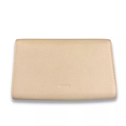 GUCCI WHITE DIONYSUS LEATHER MINI CHAIN BAG