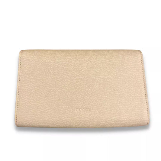 MINI BOLSO DE CADENA GUCCI DIONYSUS DE PIEL BLANCA