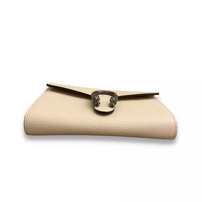 GUCCI WHITE DIONYSUS LEATHER MINI CHAIN BAG