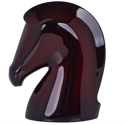 HERMÈS SAMARCANDE AUBERGINE BISCUIT PAPERWEIGHT