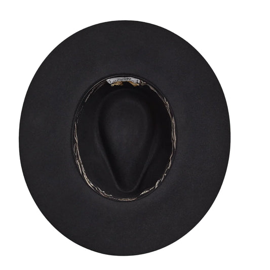 HERMÈS BLACK FAUBOURG MÉDOR HAT