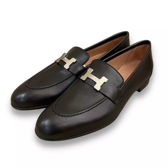 HERMÈS BLACK ROYAL LOAFERS