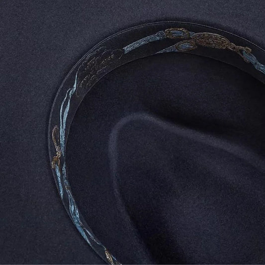 HERMÈS BLUE FAUBOURG MÉDOR HAT