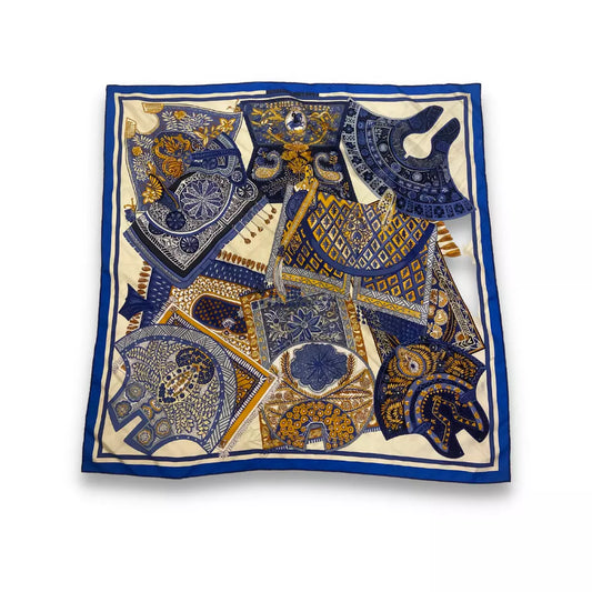 HERMÈS TAPIS DE SELLE SEDA CARRÉ