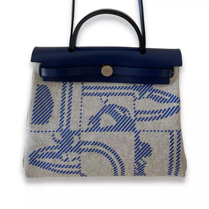 HERMÈS BRIDES DE GALA BLUE HERBAG 31 BAG