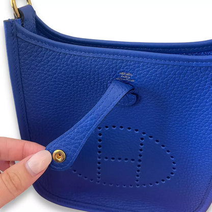 HERMÈS EVELYNE 16 BLUE ROYAL BAG