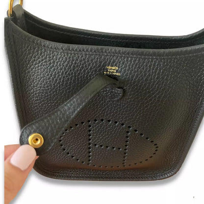 HERMÈS EVELYNE 16 BLACK BAG
