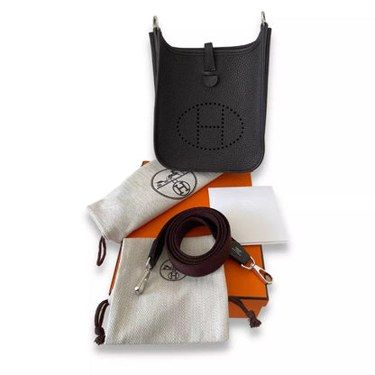 HERMÈS EVELYNE 16 EBENE CLEMENCE BAG