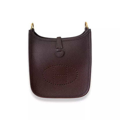 HERMÈS EVELYNE 16 ROUGE SELLIER CLEMENCE BAG
